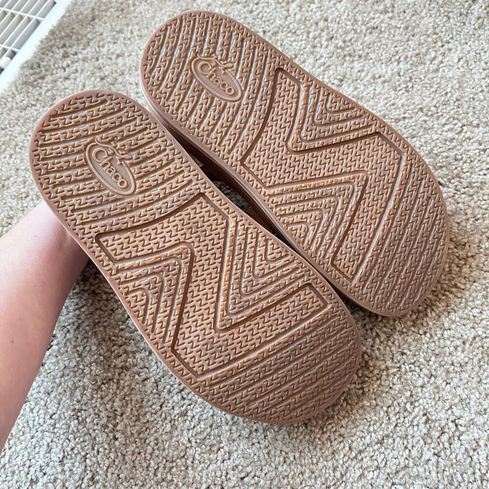 Chaco Townes Midform Leather Platform Sandal Brown SZ 7 NWOT - Picture 3 of 9